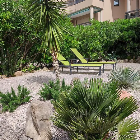 Le Palmier, Jardin Privatif, 200m, Classe 3 Etoiles, Wifi, Garage,renove En 2024 * Cavalaire-sur-Mer
